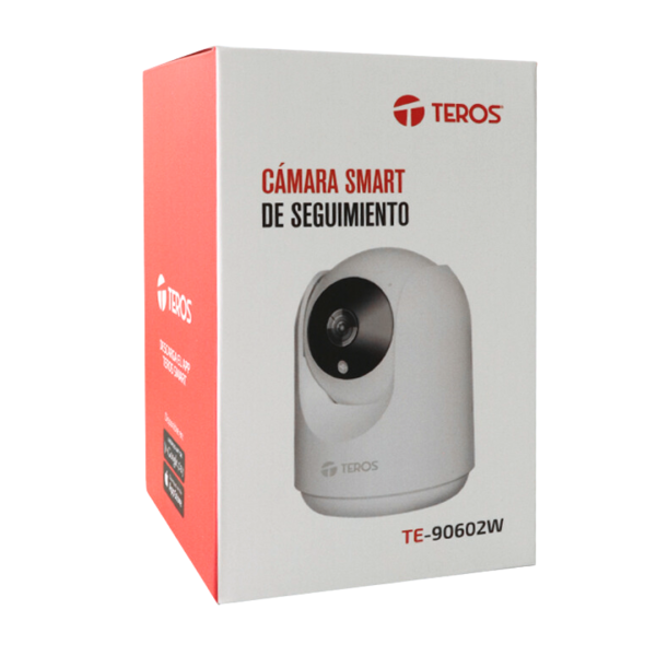 Cámara inteligente TEROS TE-90602W, resolución 3 MP, Wi-Fi, color blanco