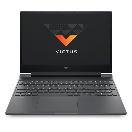 Laptop HP Victus Gaming 15-FB2063DX con pantalla 15.6" FHD, diseño elegante y teclado completo