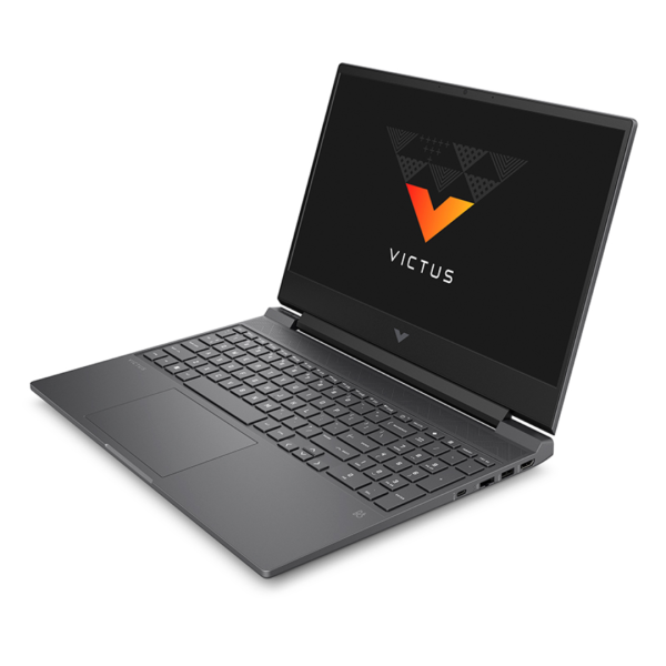 Laptop HP Victus Gaming 15-FB2063DX con pantalla 15.6" FHD, diseño elegante y teclado completo