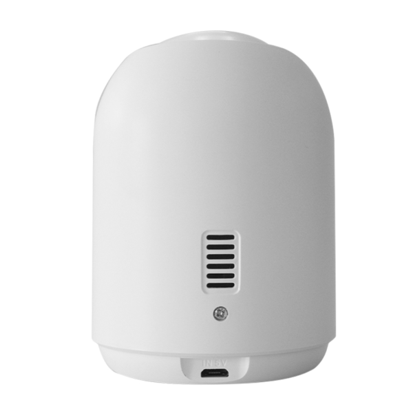 Cámara de seguridad inteligente TEROS TE-90602W blanca con resolución 3MP y conexión Wi-Fi