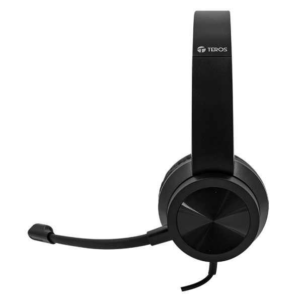 Audífono TEROS TE-8037N (Headset), negro