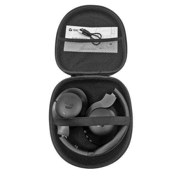 Audífono inalámbrico ANC TEROS TE-8033N (Headset), negro
