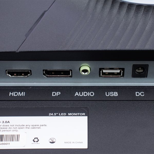 Monitor plano gaming TEROS TE-2475G, 24.5" FHD VA, 180Hz, 1ms, HDMI, DP, Audio, USB