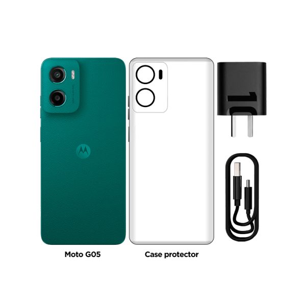 Smartphone Motorola moto g05, Pantalla: 6.7"/LCD/HD+/90Hz, SO: Android 15, Color Verde