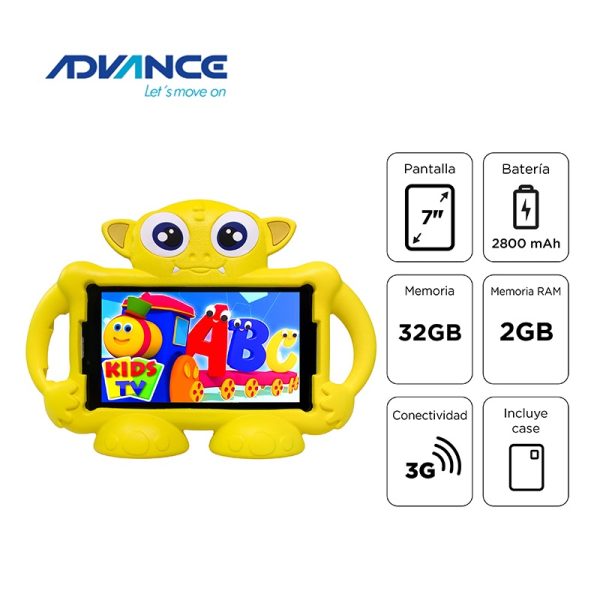 Tablet Advance Intro TR7996, 7" IPS 1024x600, Android 11 Go, 3G, Dual SIM, 32GB, RAM 2GB
