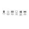 Notebook HP 250 G10, 15.6" LCD LED HD SVA, Core i5-1334U 1.30 / 4.60GHz, 16GB DDR4-3200MHz